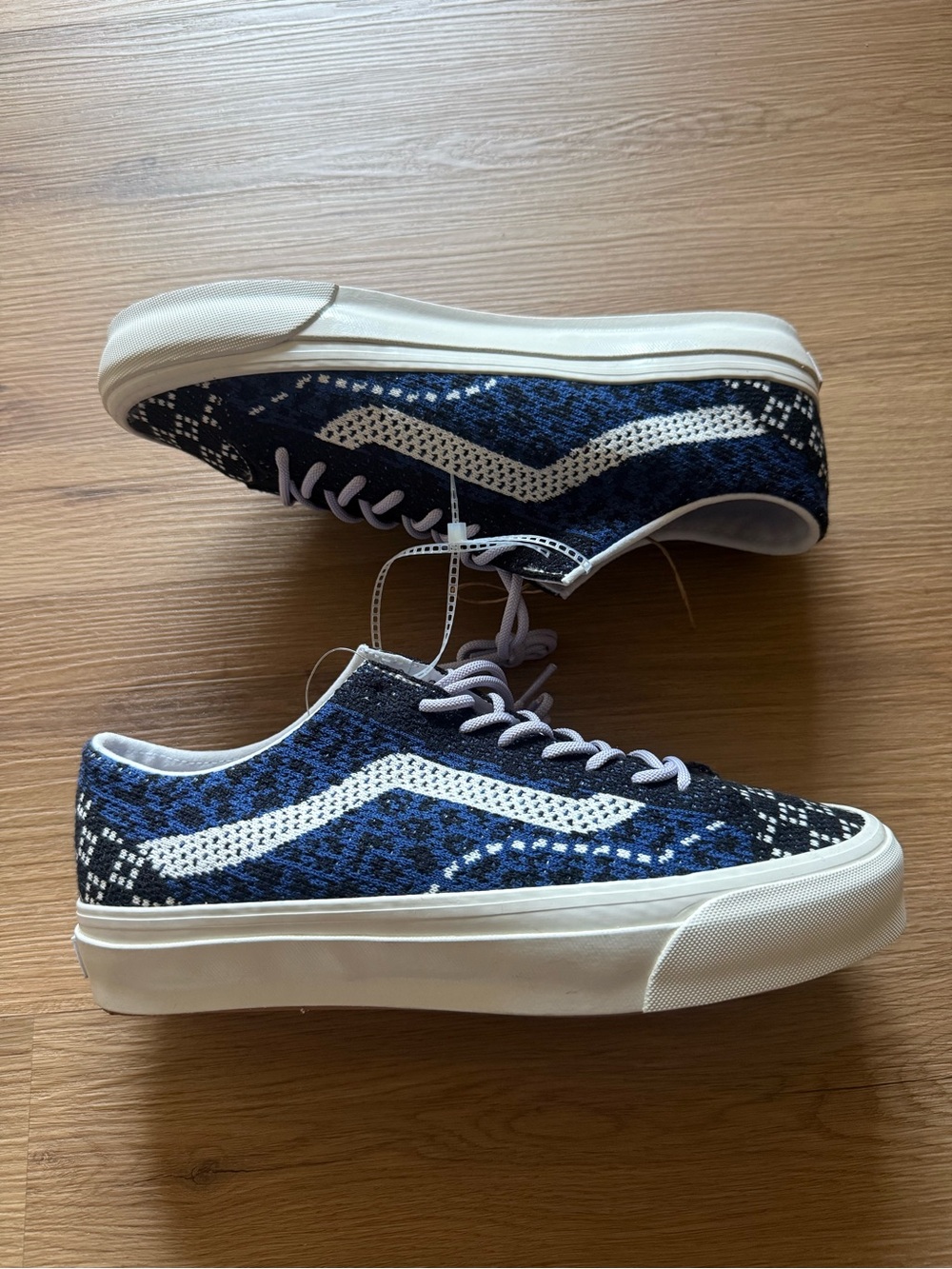 Vans Premium Old Skool 'Knit Pack - Cheetah Navy Blue' Men Size 10 VN000EKFBX9